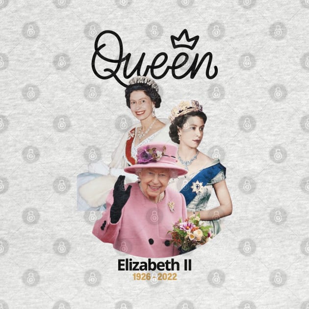 queen elizabeth vintage 1926-2022 by lubystevanus